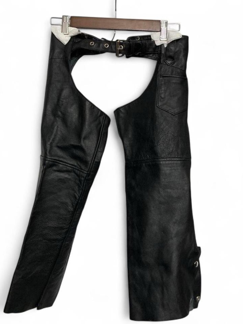 Unik Black Leather Kid’s Chaps Sz 12